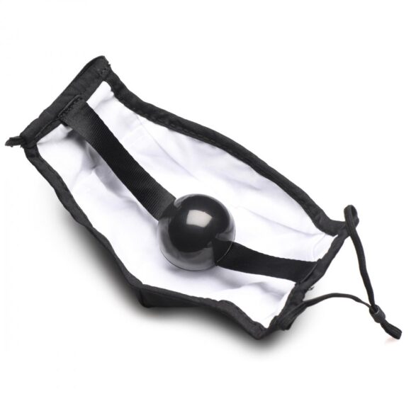 Under Cover Ball Gag Face Mask - Image 4